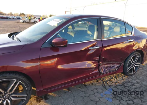 2017 Honda Accord Sport from USA, damaged, VIN 1HGCR2F59HA286505